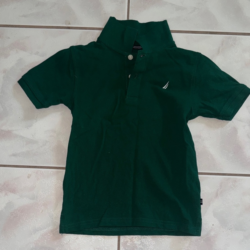 Kids Nautica Short Sleeve Polo Sz 5 Washed, Never Worn
